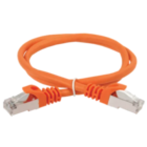 IEK ITK Коммутационный шнур (патч-корд) кат.5E FTP 1,5м оранжевый (PC07-C5EF-1M5)