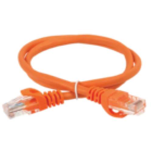 IEK ITK Коммутационный шнур (патч-корд) кат.5E UTP LSZH 10м оранжевый (PC07-C5EUL-10M)