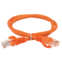 IEK ITK Коммутационный шнур (патч-корд) кат.5E UTP LSZH 15м оранжевый (PC07-C5EUL-15M)