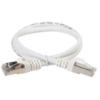 IEK ITK Коммутационный шнур (патч-корд) кат.5E FTP 1,5м белый (PC08-C5EF-1M5)