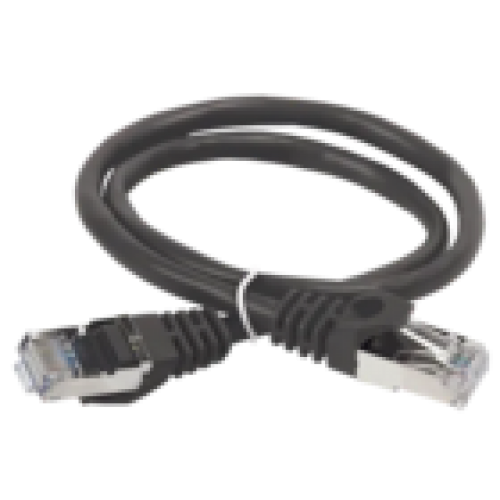 IEK ITK Коммутационный шнур (патч-корд) кат.6 FTP LSZH 15м чёрный (PC09-C6FL-15M)