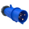 IEK Вилка переносная ССИ-013 16А-6ч/200-250В 2P+PE IP44 MAGNUM (PSN01-016-3)