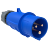 IEK Вилка переносная ССИ-023 32А-6ч/200-250В 2P+PE IP44 MAGNUM (PSN01-032-3)