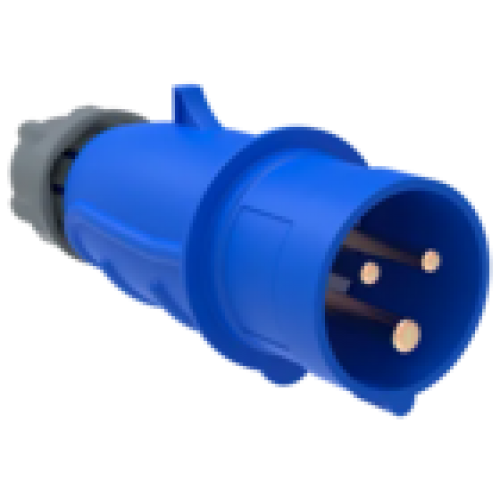 IEK Вилка переносная ССИ-023 32А-6ч/200-250В 2P+PE IP44 MAGNUM (PSN01-032-3)