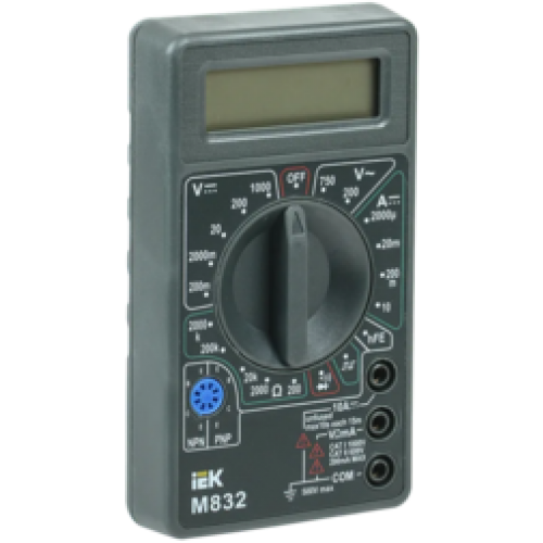 IEK Мультиметр цифровой UNIVERSAL M832 (TMD-2S-832)