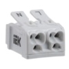 IEK Клемма пружинная соединительная КСП2-L+N (UKZ-B06-2P-F0-E0-10)