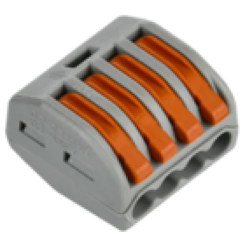 IEK Строительно-монтажная клемма СМК 222-414 (50шт/упак) (UKZ20-414-050)