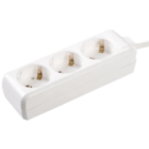 IEK Удлинитель У03 3 места 2P+PE/1,5м 3х1мм2 16А/250В (WYP10-16-03-01-Z-17)