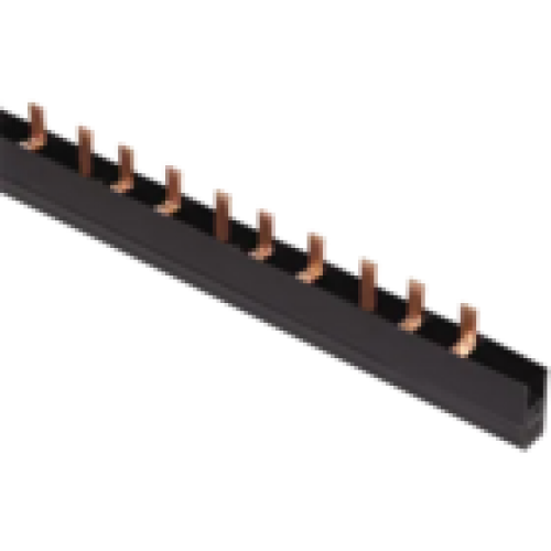 IEK Шина соединительная типа PIN (штырь) 1Р 100А шаг 27мм (1м) (YNS51-1-100)