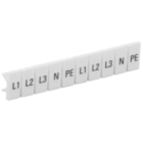 IEK Маркеры для КПИ-2,5мм2 с символами L1, L2, L3, N, PE (YZN11M-002-K00-A)
