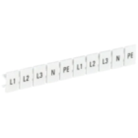 IEK Маркеры для КПИ-6мм2 с символами L1, L2, L3, N, PE (YZN11M-006-K00-A)