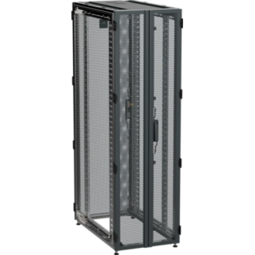 IEK ITK by ZPAS Шкаф серверный 19 42U 600х1200мм двухстворчатые перфорированные двери черный РФ (ZP05-42U-0612-P2P-R)