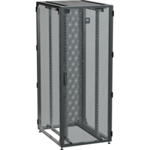 IEK ITK by ZPAS Шкаф серверный 19 42U 800х1000мм одностворчатые перфорированные двери черный РФ (ZP05-42U-0810-PP-R)